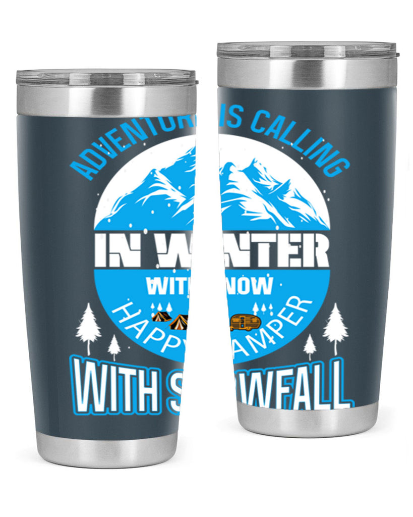 Camping Winter 39#- winter- Tumbler