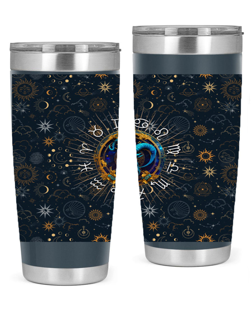 Capricorn Straight 184#- zodiac- Tumbler