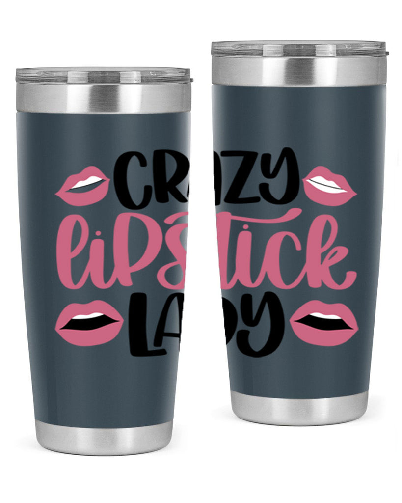 Crazy Lipstick Lady Style 107#- make up- Tumbler