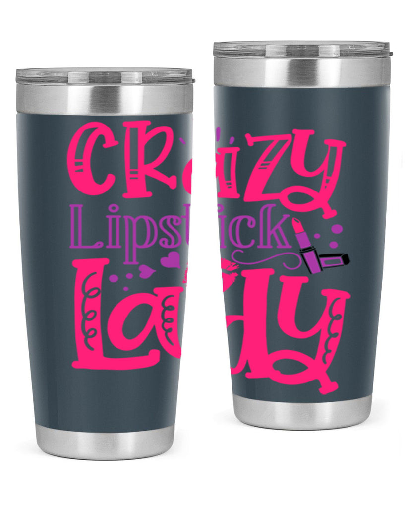 Crazy Lipstick Lady Style 241#- make up- Tumbler
