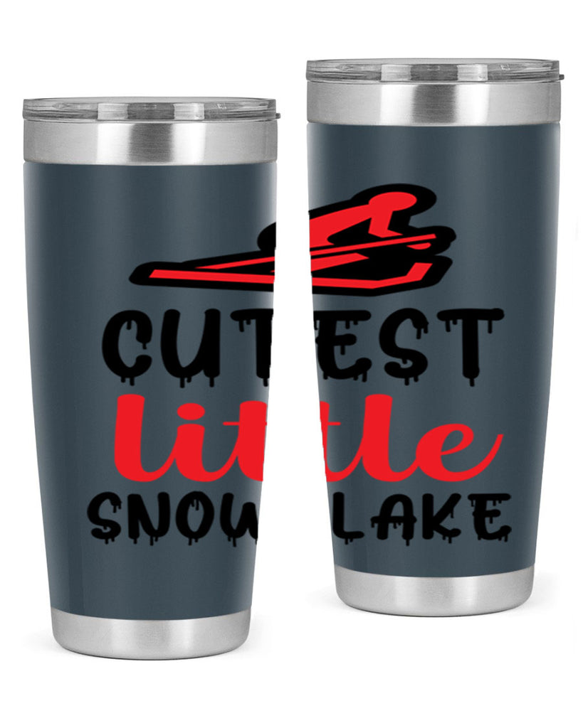 Cutest little snowflake 87#- winter- Tumbler