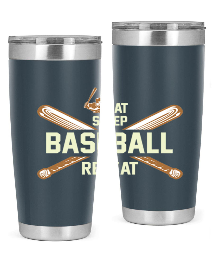 Eat 1285#- baseball- Tumbler