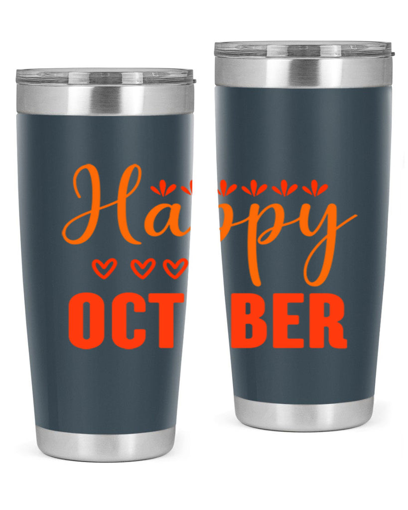 Happy October Design 237#- fall- Tumbler