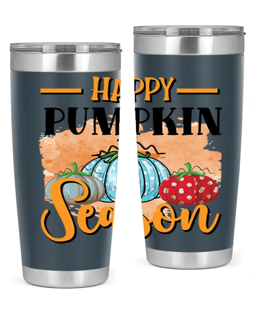 Happy pumpkin season 240#- fall- Tumbler