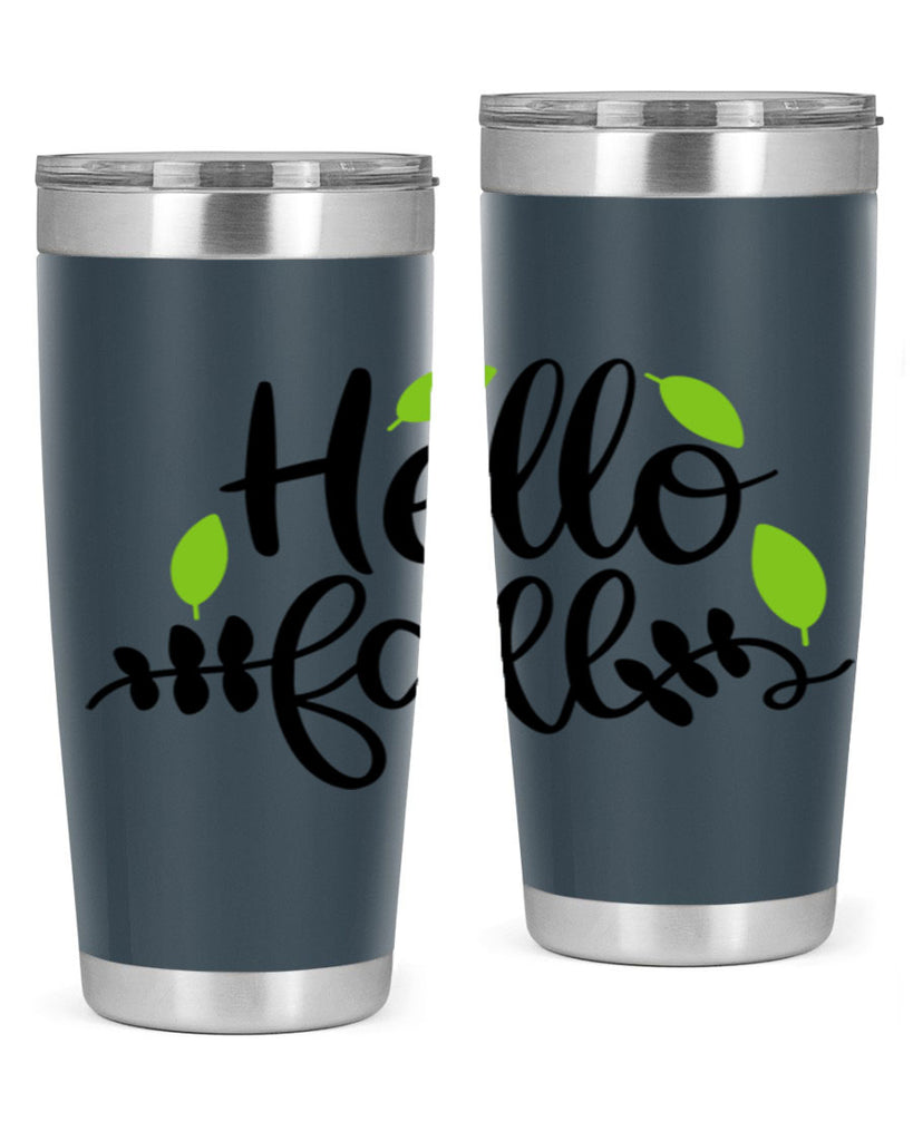 Hello Fall 283#- fall- Tumbler