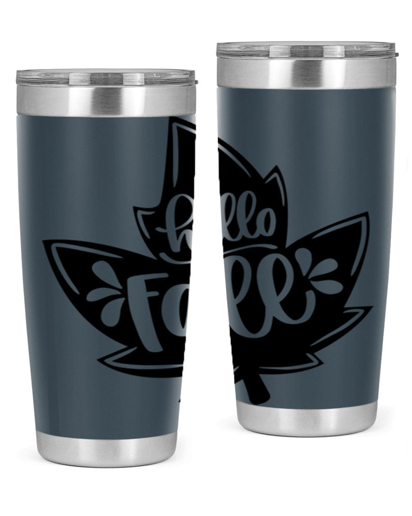 Hello Fall 494#- fall- Tumbler