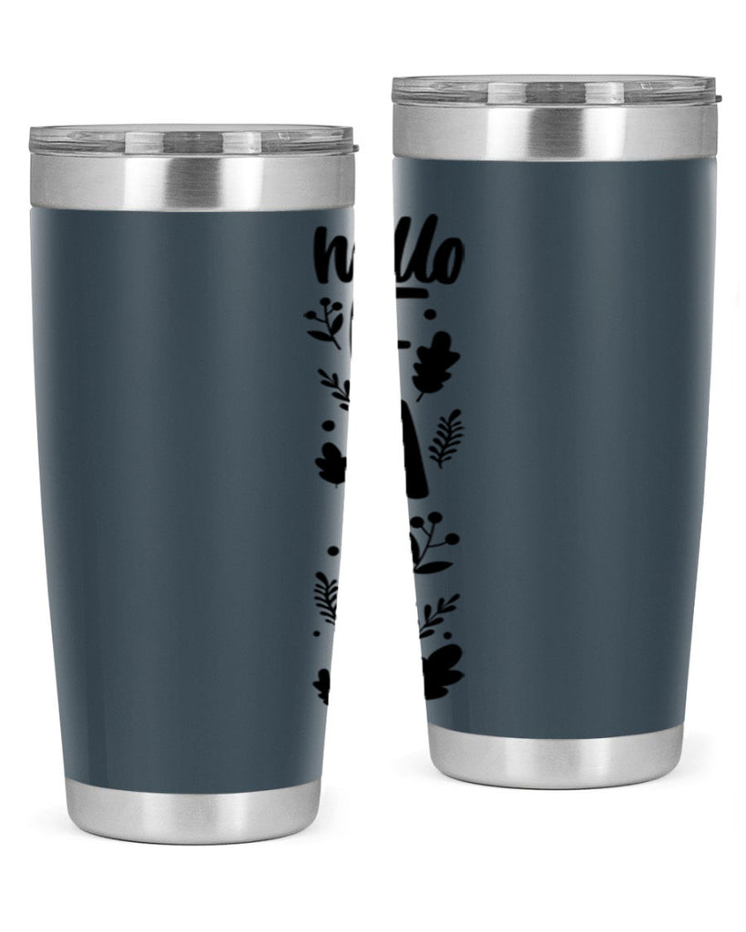 Hello Fall 495#- fall- Tumbler
