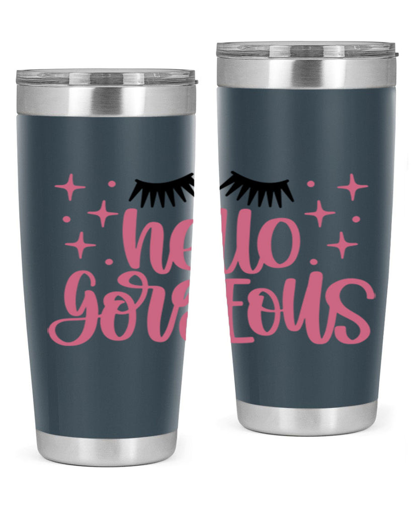 Hello Gorgeous Style 89#- make up- Tumbler