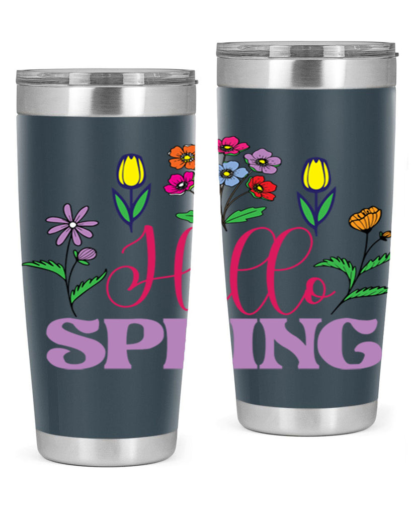 Hello Spring  233#- spring- Tumbler