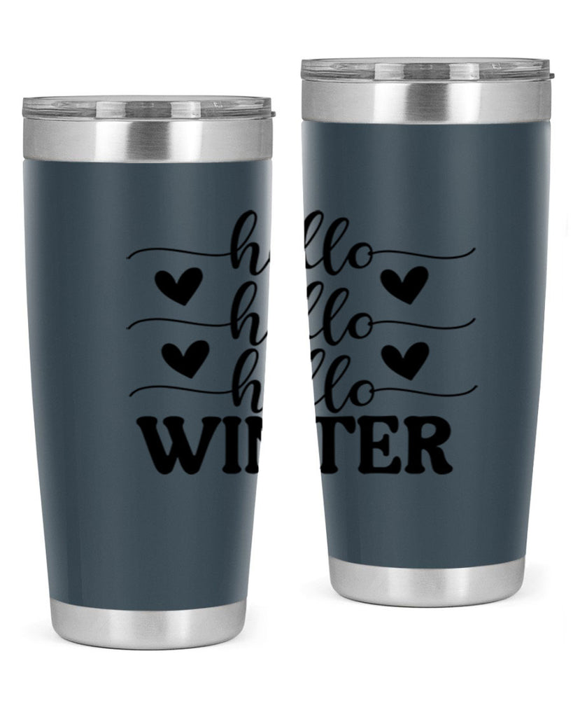 Hello Winter 167#- winter- Tumbler