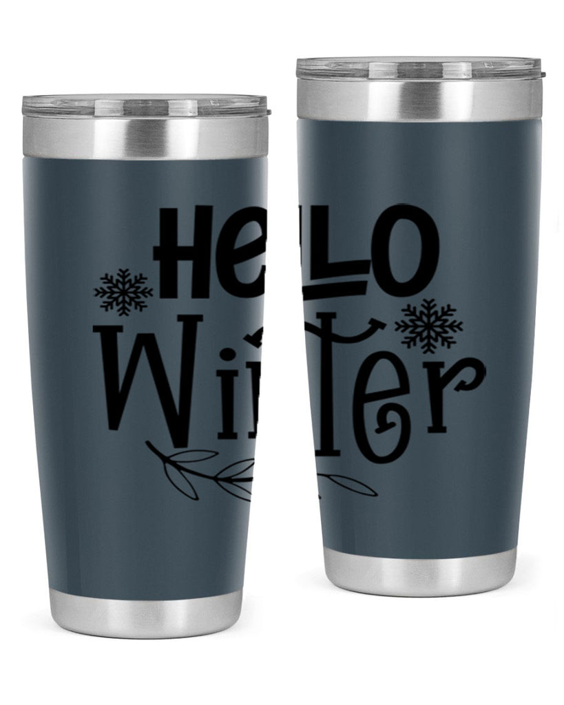 Hello Winter 168#- winter- Tumbler