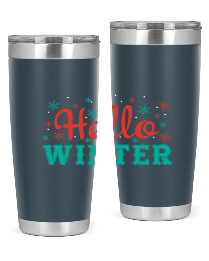 Hello Winter 182#- winter- Tumbler