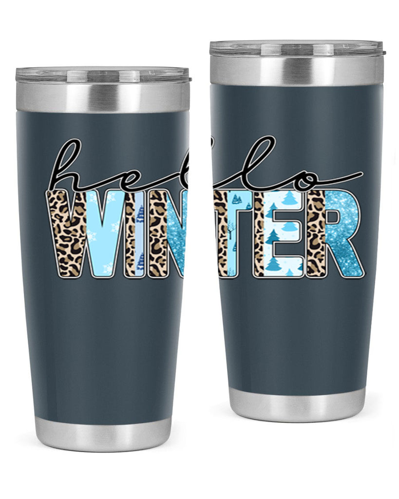 Hello Winter 189#- winter- Tumbler