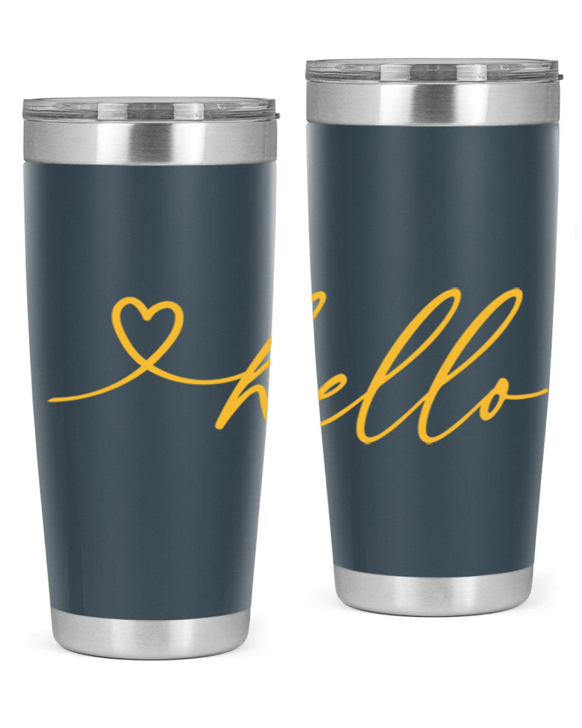 Hello heart183#- spring- Tumbler