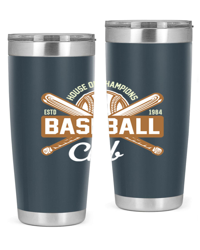 House 1178#- baseball- Tumbler