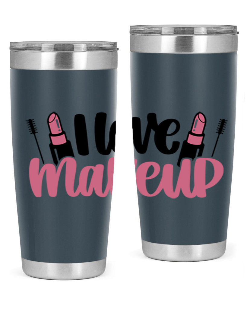 I Love Makeup Style 80#- make up- Tumbler