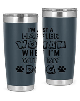 Im Just A Style 39#- dog- Tumbler