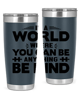 In a world Style 48#- autism- Tumbler