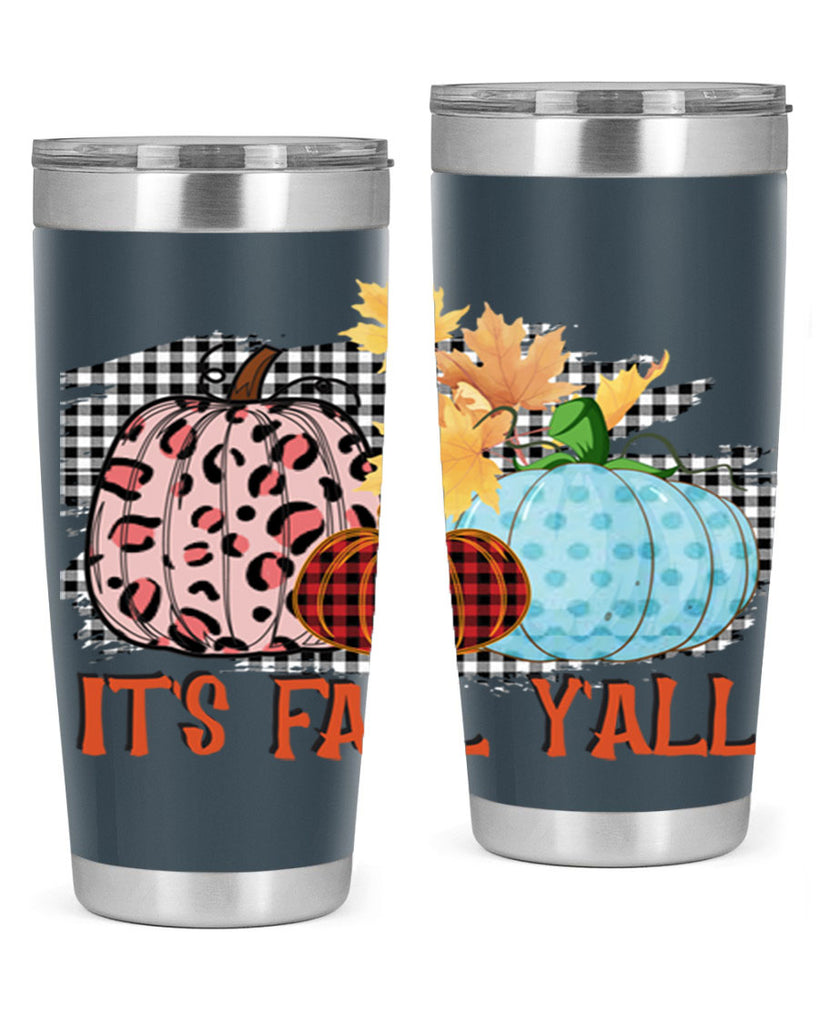Its Fall Yall Design 371#- fall- Tumbler