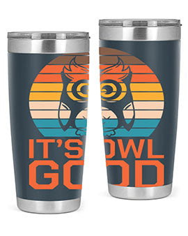 Its Owl Good Retro Owl A TurtleRabbit 10#- owl- Tumblers