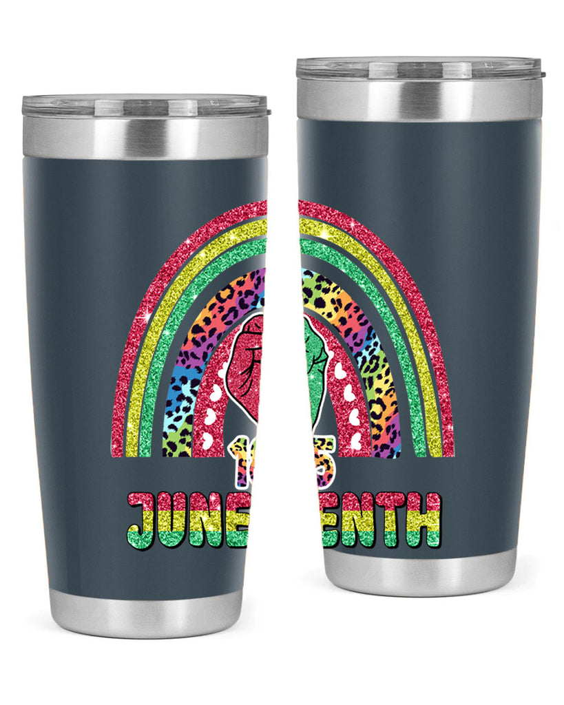 Juneteenth 1865 Rainbow 19#- Juneteenth- tumbler