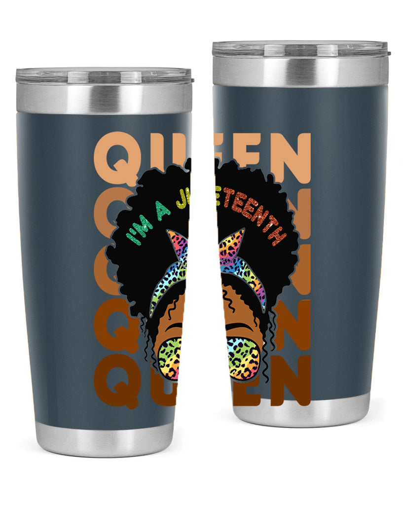 Juneteenth Queen Swag Black Melanin Png 26#- Juneteenth- tumbler