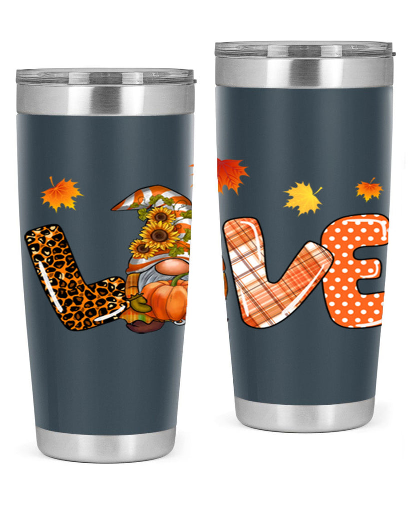 LOVEFallGnomeAutumn 416#- fall- Tumbler