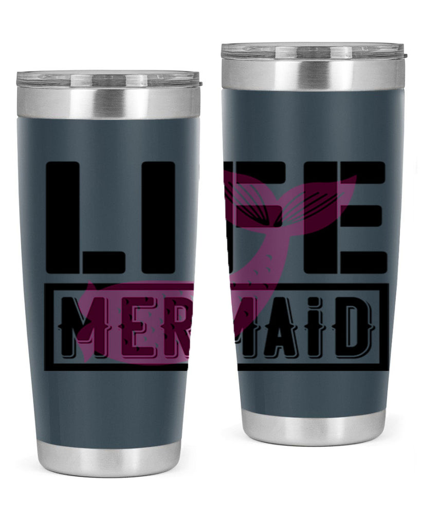 Life mermaid 303#- mermaid- Tumbler