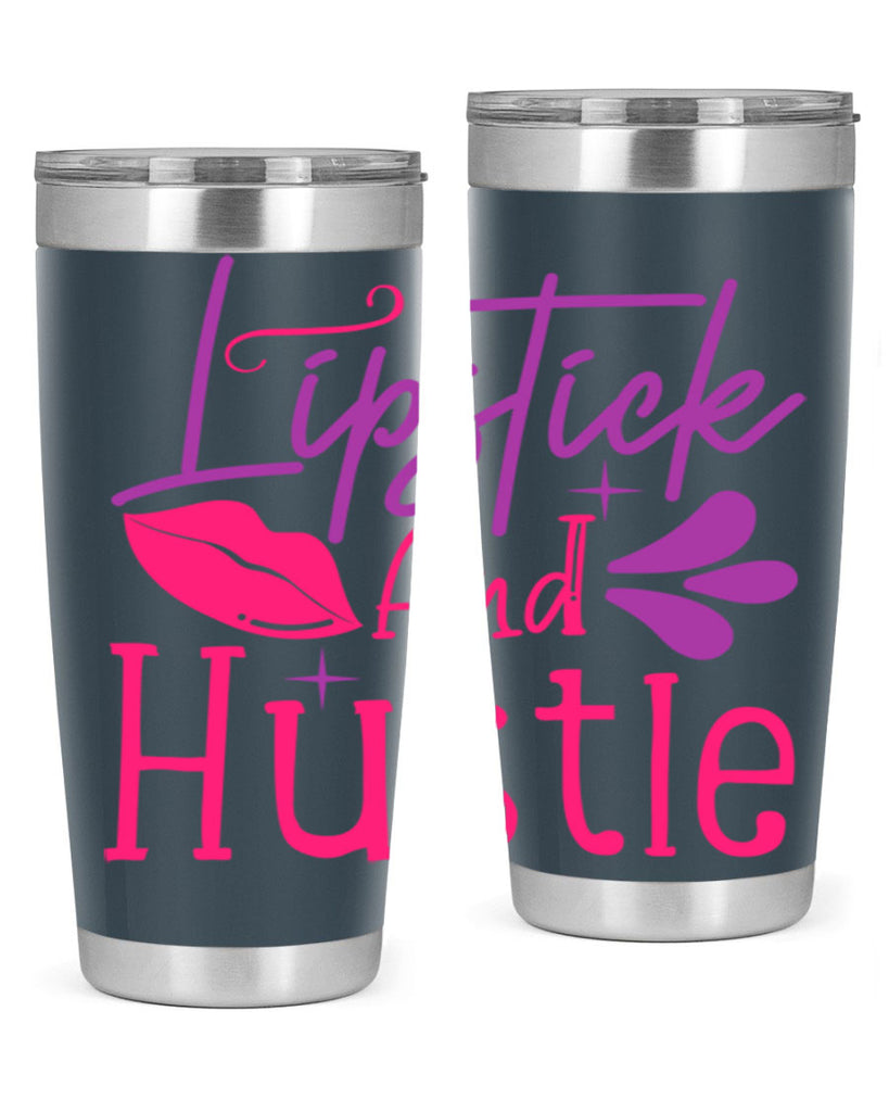 Lipstick And Hustle Style 229#- make up- Tumbler