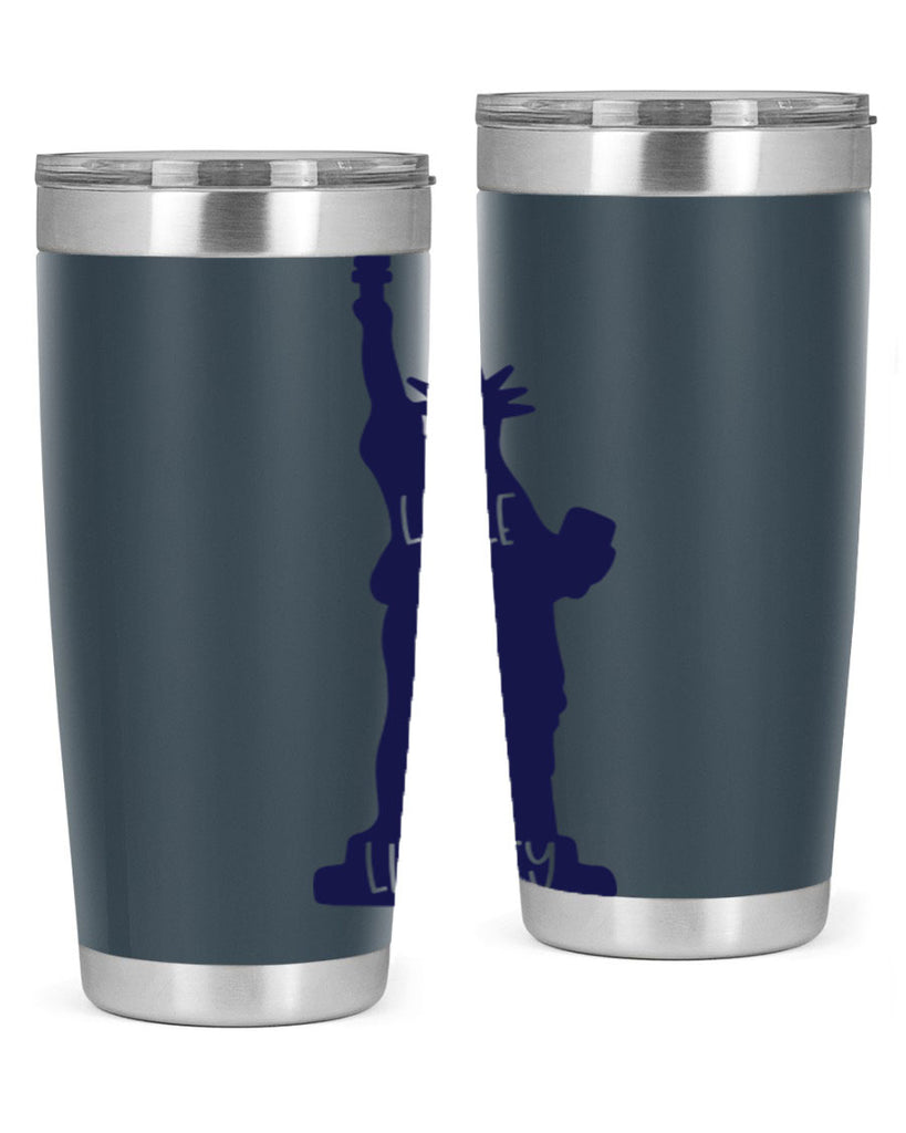 Little Miss Liberty Style 163#- Fourt Of July- Tumbler
