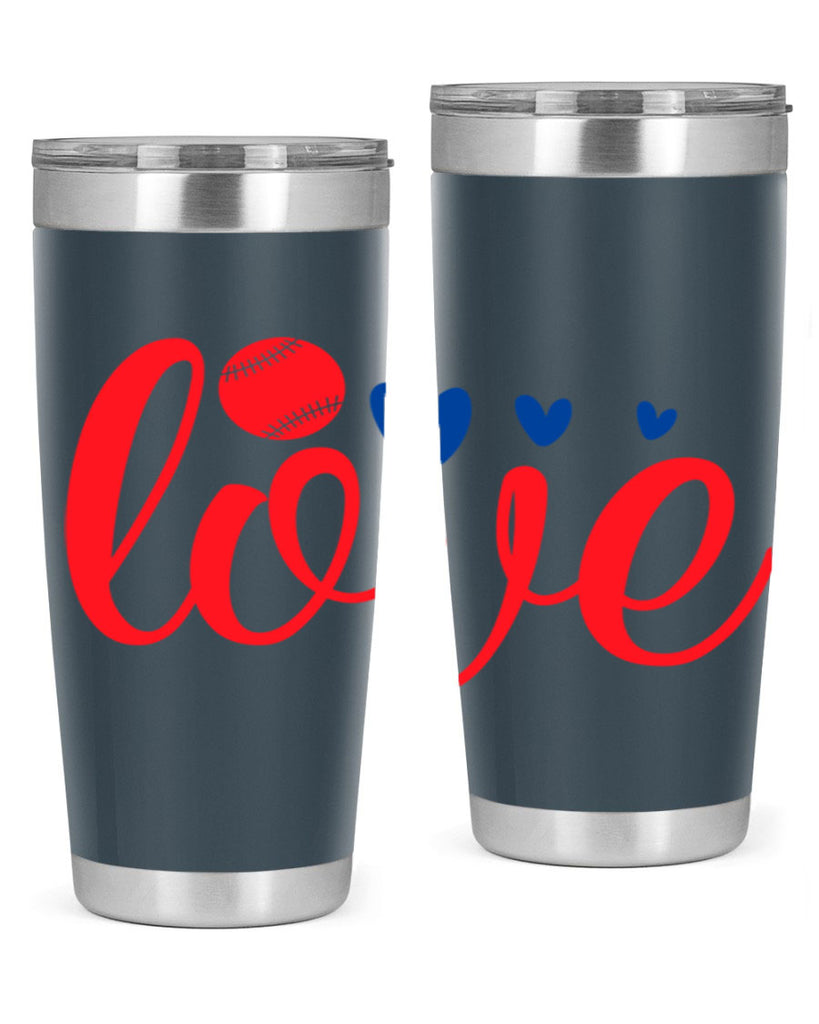Love 2052#- baseball- Tumbler
