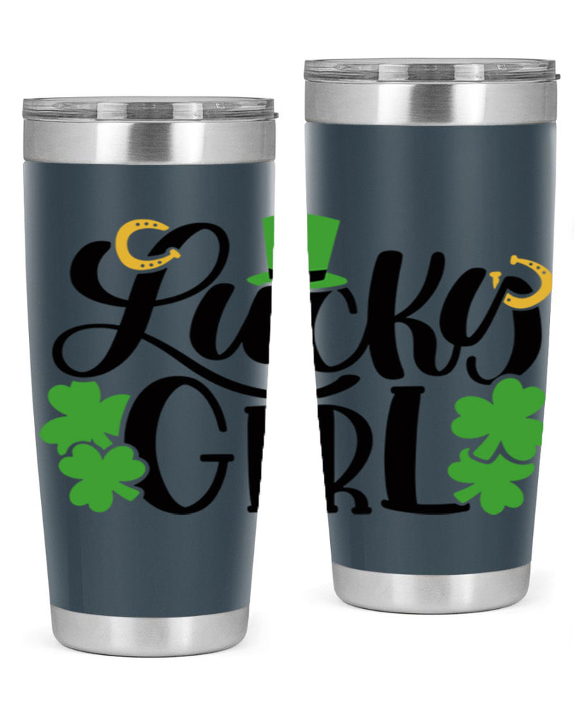 Lucky Girl Style 56#- St Patricks Day- Tumbler