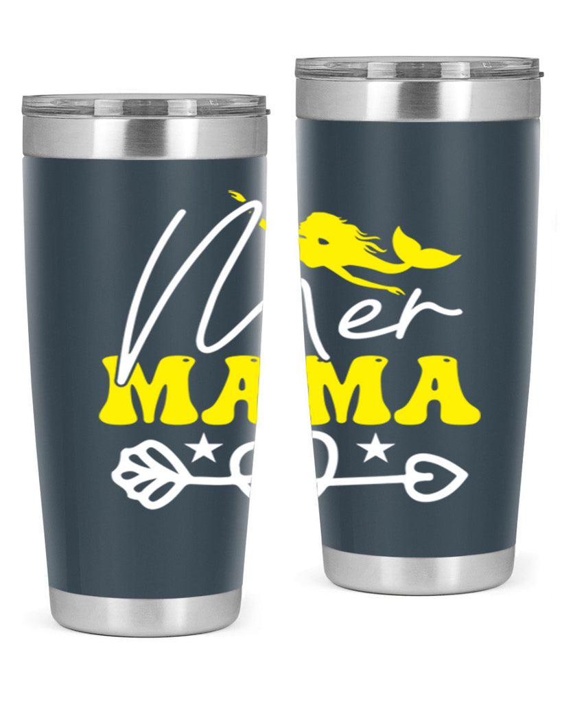 Mer Mama 332#- mermaid- Tumbler