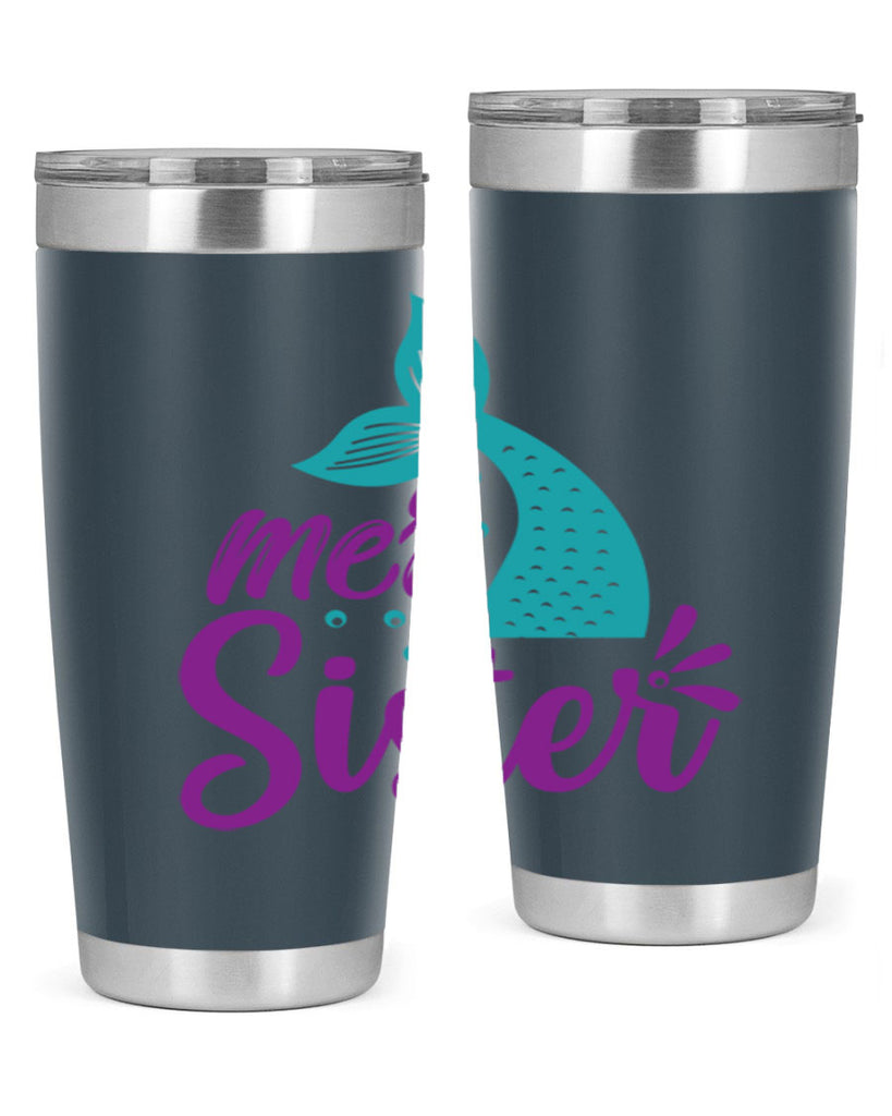 Mer Sister 346#- mermaid- Tumbler