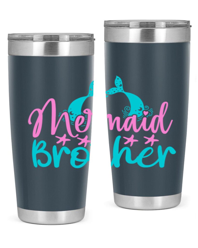 Mermaid Brother 354#- mermaid- Tumbler
