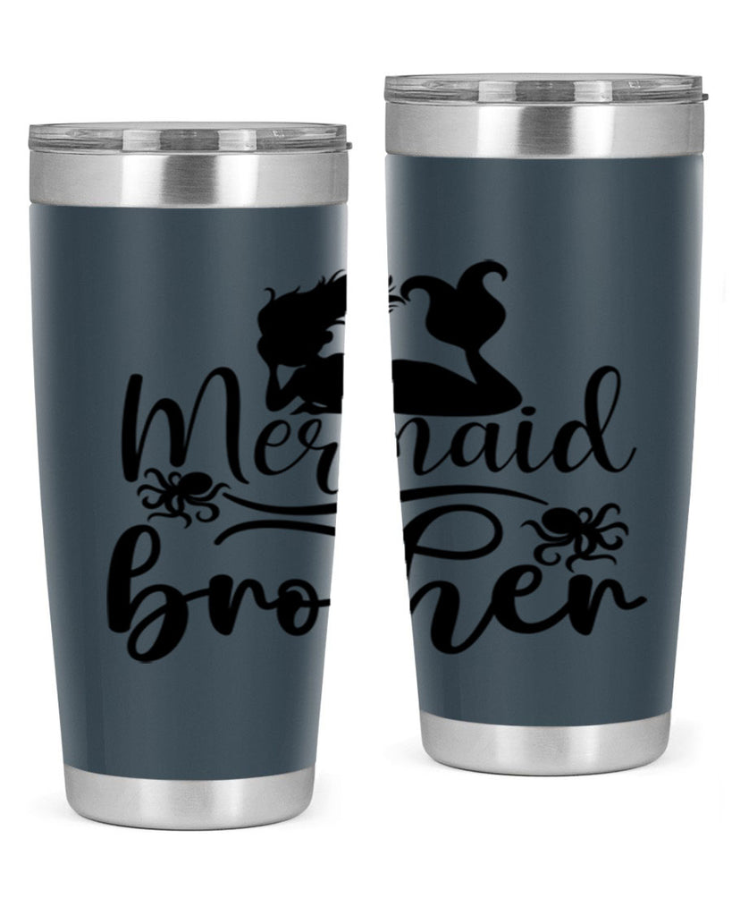 Mermaid Brother 355#- mermaid- Tumbler