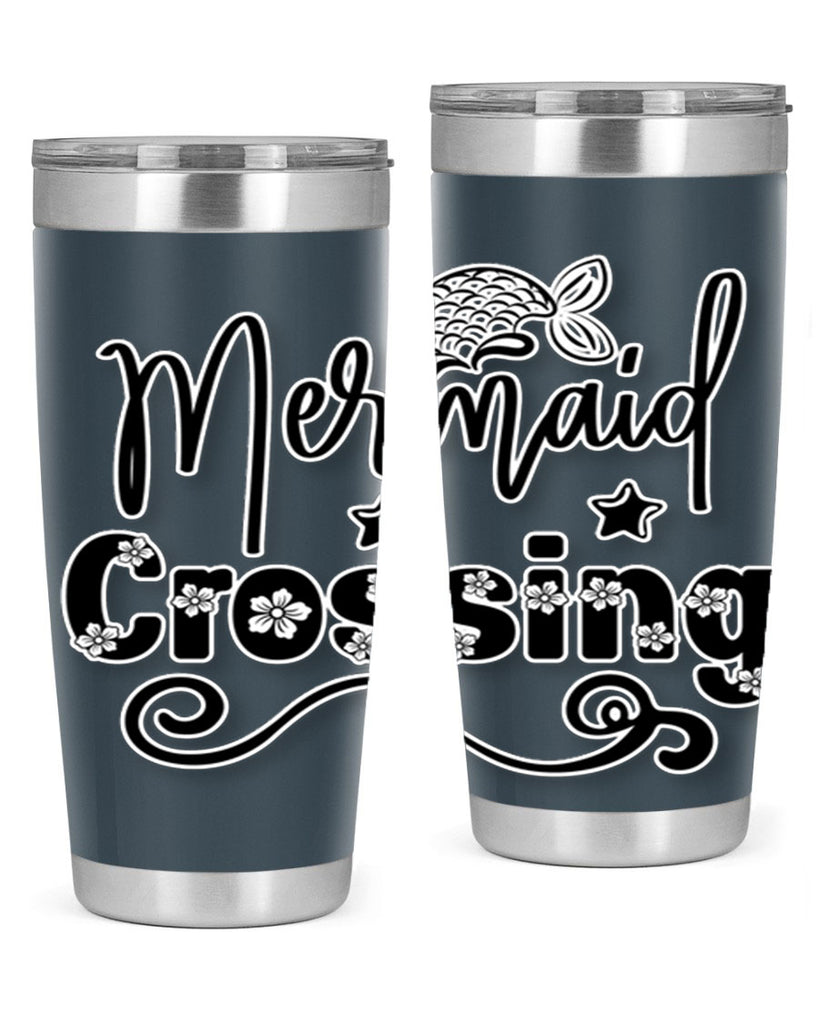 Mermaid Crossing 400#- mermaid- Tumbler