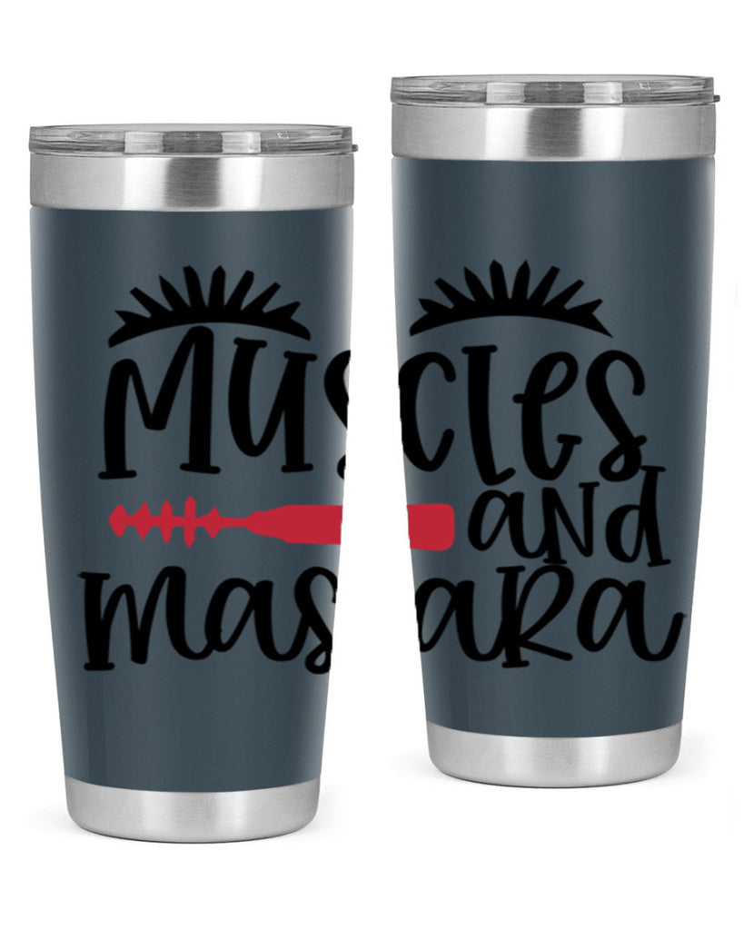 Muscles and mascara design Style 221#- make up- Tumbler