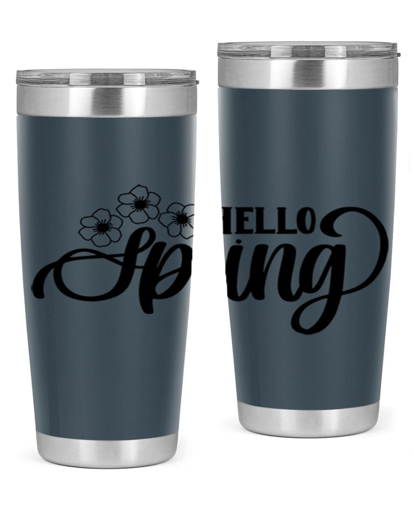 PNG_Hello Spring393#- spring- Tumbler
