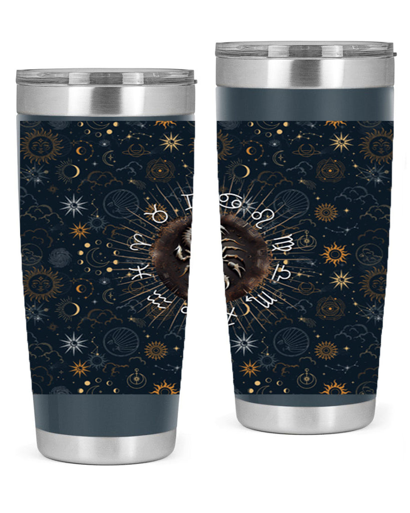 Scorpius Straight 466#- zodiac- Tumbler