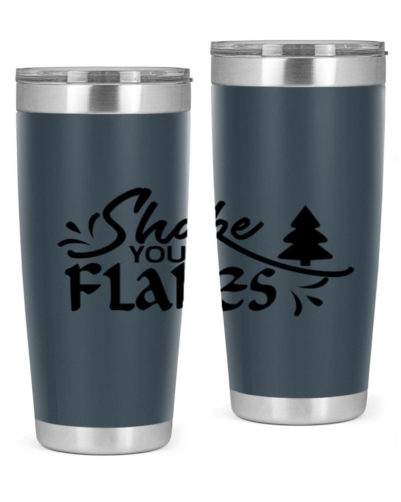 Shake Your Flakes 354#- winter- Tumbler