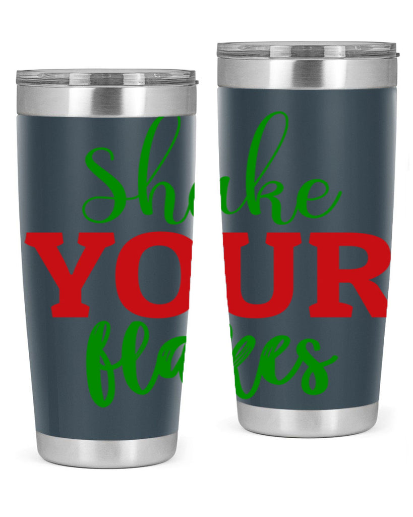 Shake Your Flakes 355#- winter- Tumbler