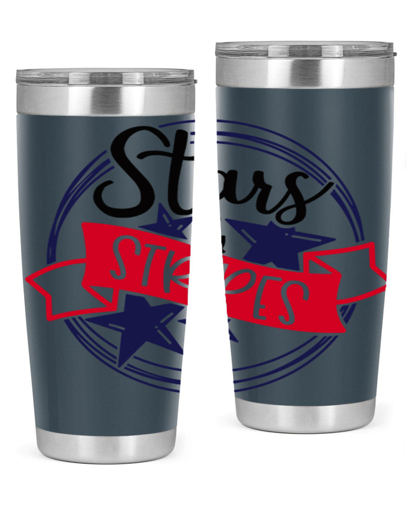 Stars StripeS Style 174#- Fourt Of July- Tumbler