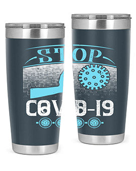 Stop covid Style 22#- corona virus- Tumbler