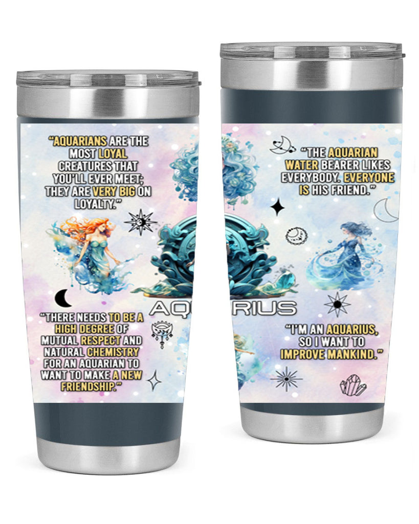 StraightAquarius 468#- zodiac- Tumbler