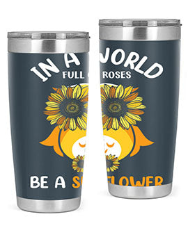 Sunflower Owl In A World A TurtleRabbit 18#- owl- Tumblers