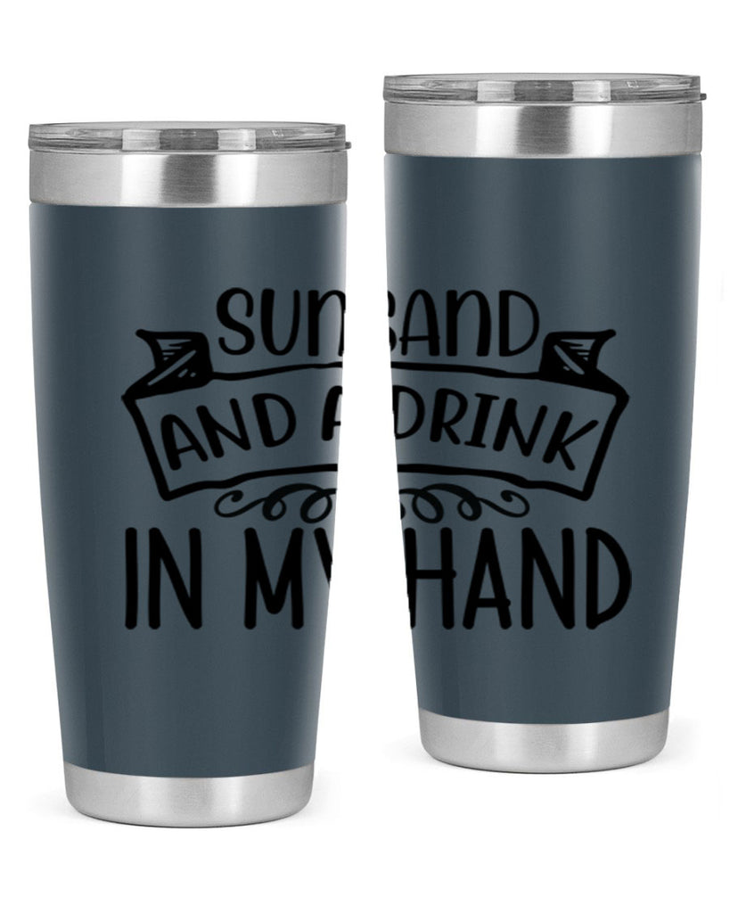 Sunsandandadrinkin 483#- zodiac- Tumbler