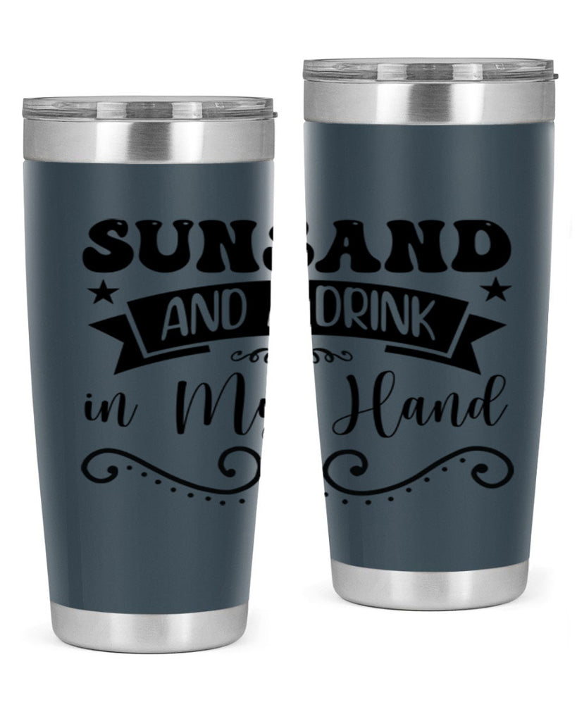 Sunsandandadrinkin 484#- zodiac- Tumbler