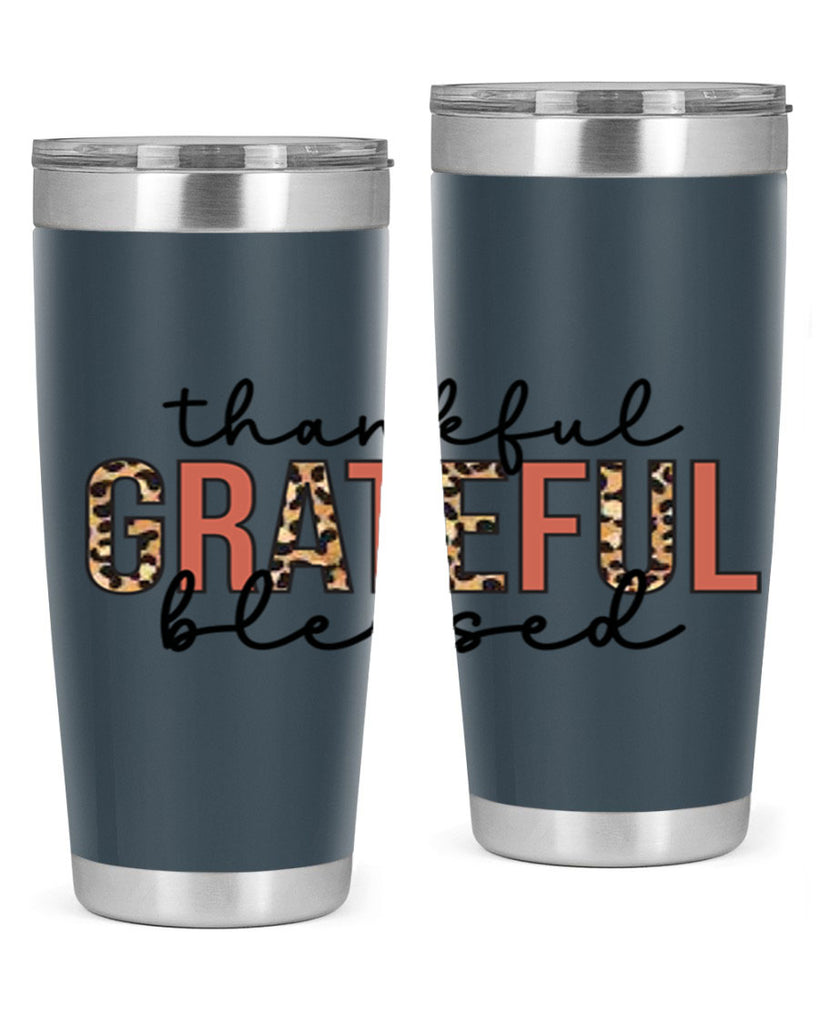 Thankful grateful blessed 602#- fall- Tumbler