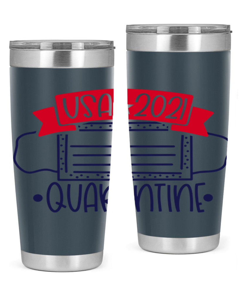 USA Quarentine Style 183#- Fourt Of July- Tumbler